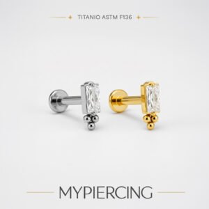 Labret di Titanio con Zircone