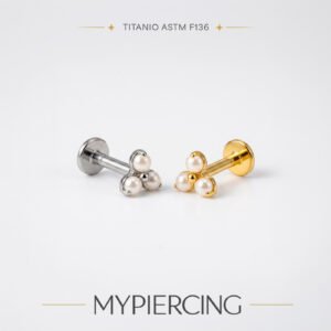 Labret 3 Perle di Titanio ASTM F136