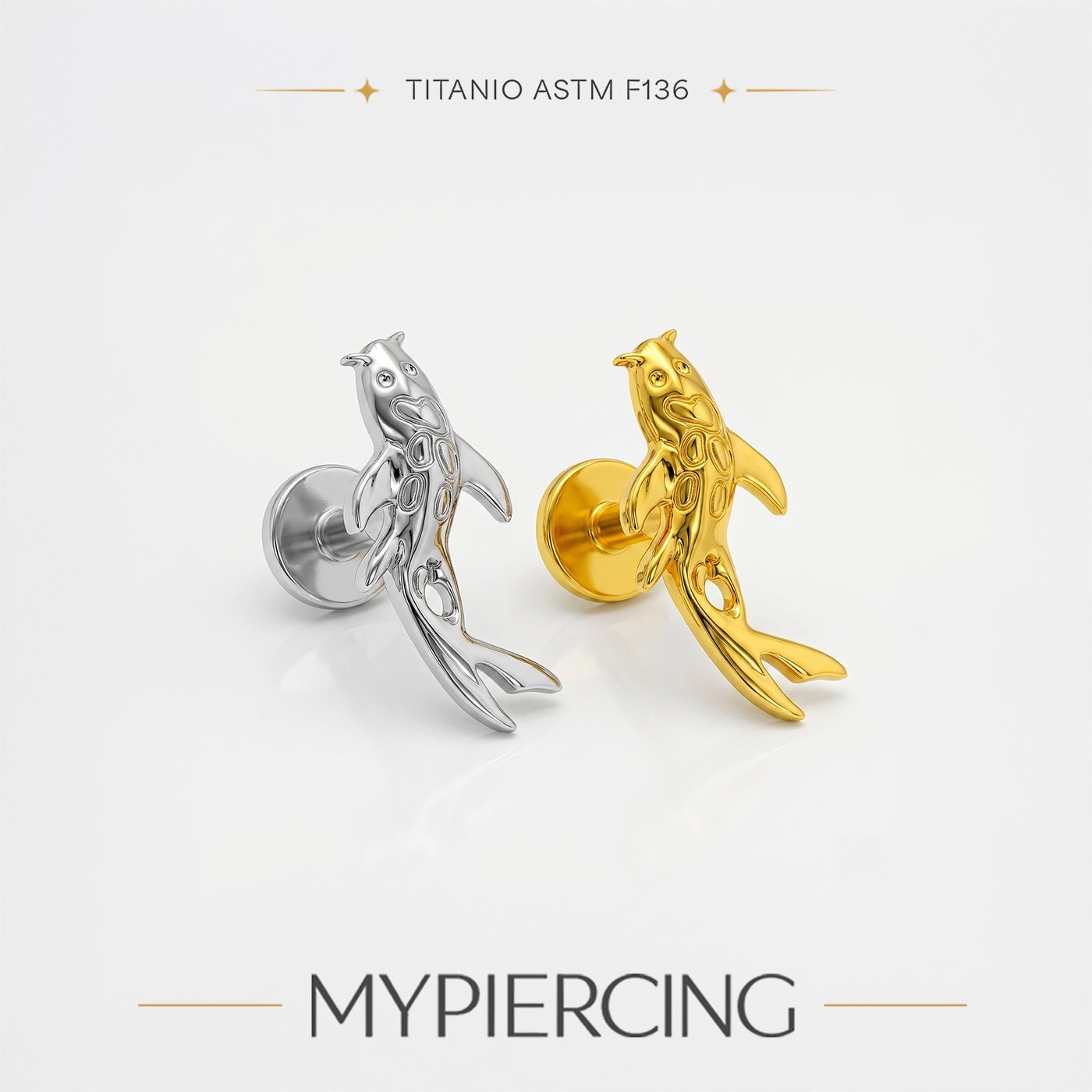 Labret Carpa In Titanio ASTM F136 - immagine 3