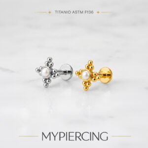Labret Perla in Titanio ASTM F136