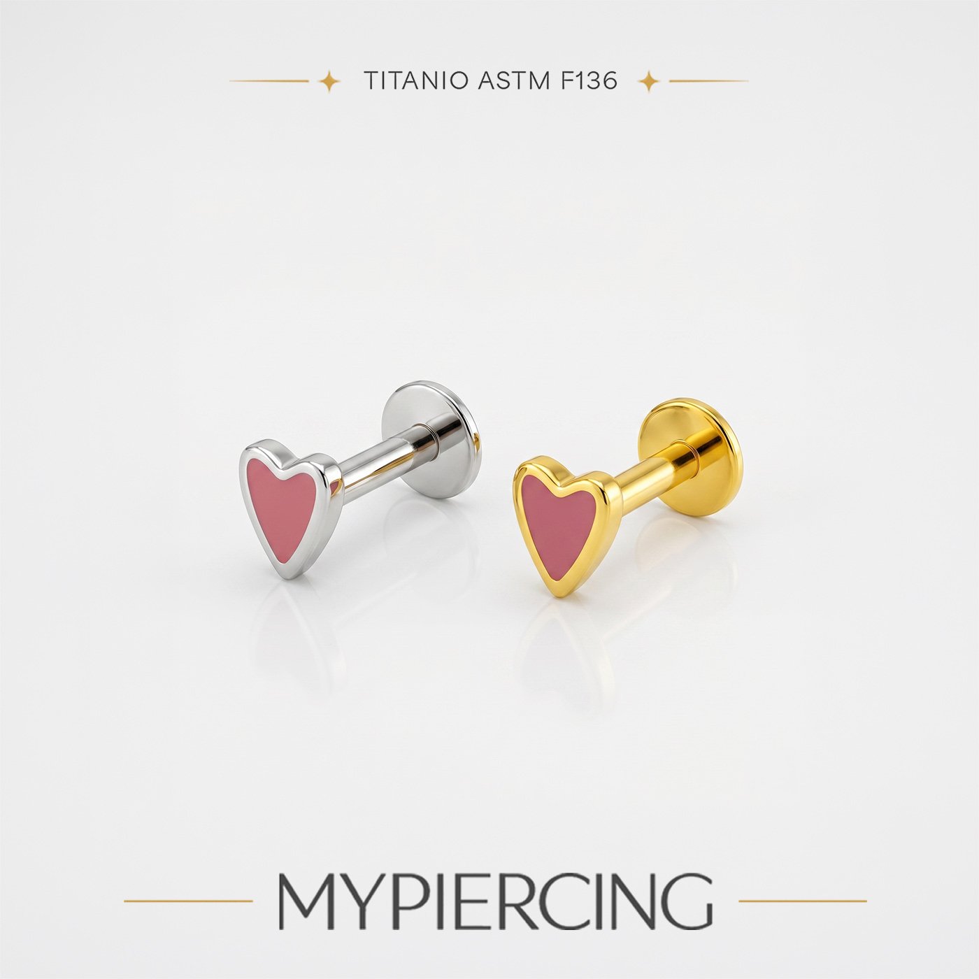 Labret Cuore di Titanio - immagine 2