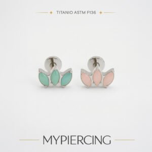 Labret 3 Petali in Titanio ASTM F136