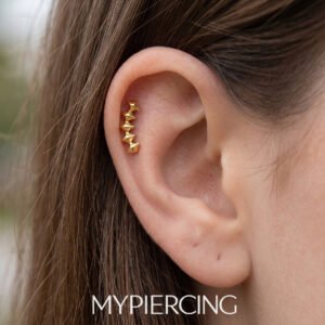 Labret Cluster di Titanio ASTM F136