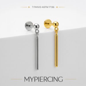 Labret Bastoncino in Titanio ASTM F136