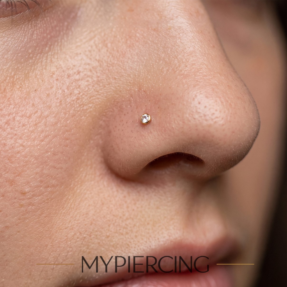 Nostril in Oro 18k con Zircone - immagine 2