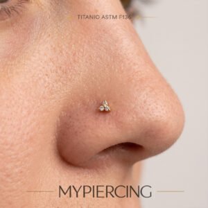 Micro Trillion Labret di Titanio Push Pin per Naso