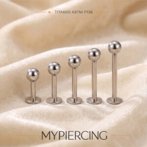 Labret Base di Titanio ASTM F136