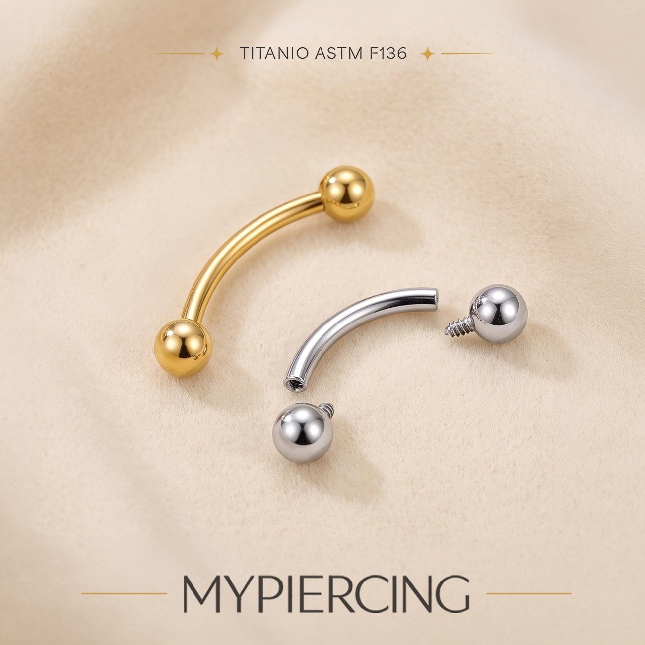 Banana e Micro Banana Titanio ASTM F136 - immagine 3