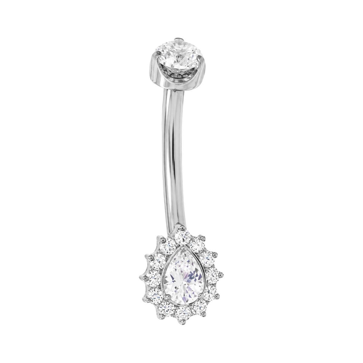 UMBIGO GOTA CRAVEJADA CZ TIT (CX7)