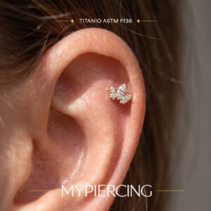 Imagem 174 - Labret Marquise con Zirconi di Titanio ASTM F136