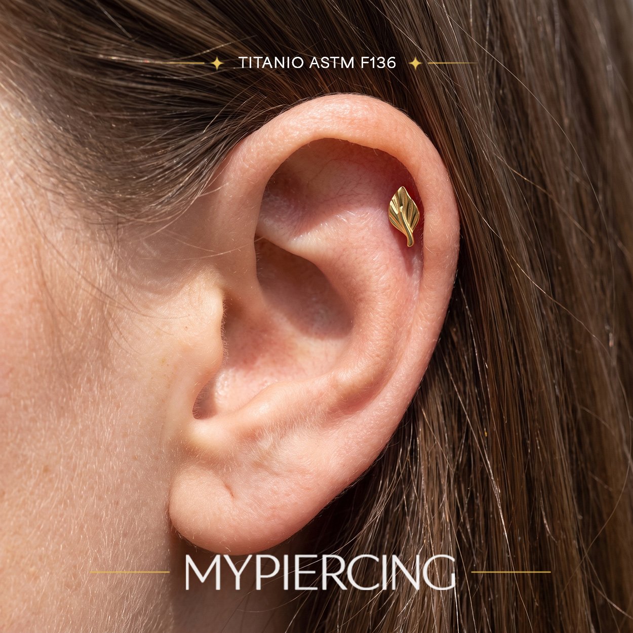 Imagem 241 - Labret Foglia di Titanio ASTM F136