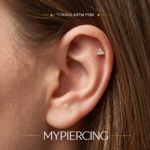 Imagem 25 - Labret Triangolo di Zirconia in Titanio