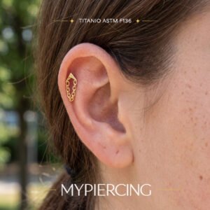 Labret di Titanio con Catena