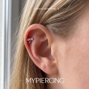 Imagem 89 - Labret Libellula in Titanio ASTM F136 con Zirconi