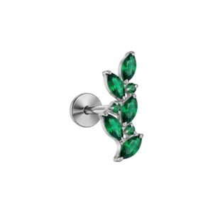 LBT RAMO SUBLIME CZ TIT (CX 42) — Cor: Natural, Pedra: Verde