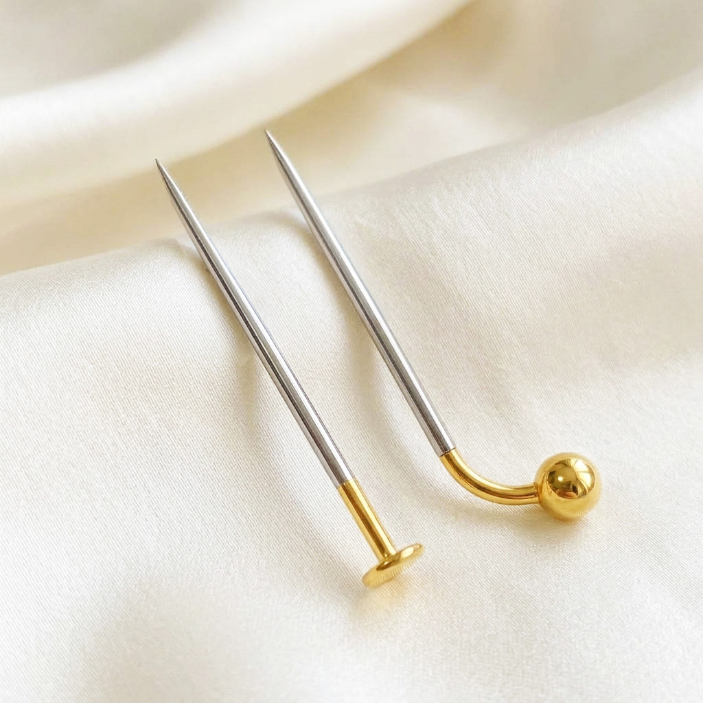 Taper nel body piercing
