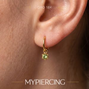 Pendente in Oro 18k con Ciondolo in Peridoto Genuine